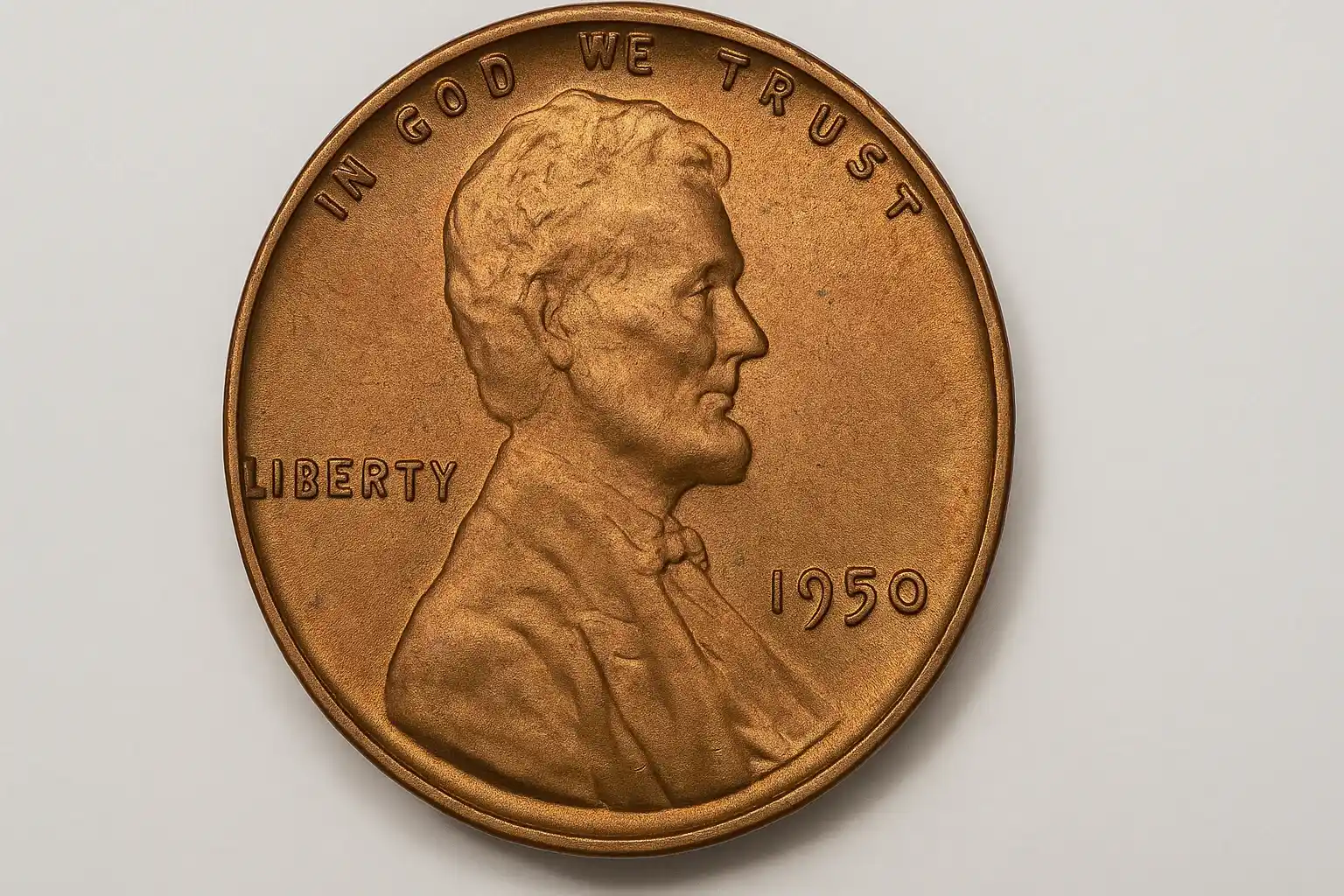 1950 wheat penny obverse